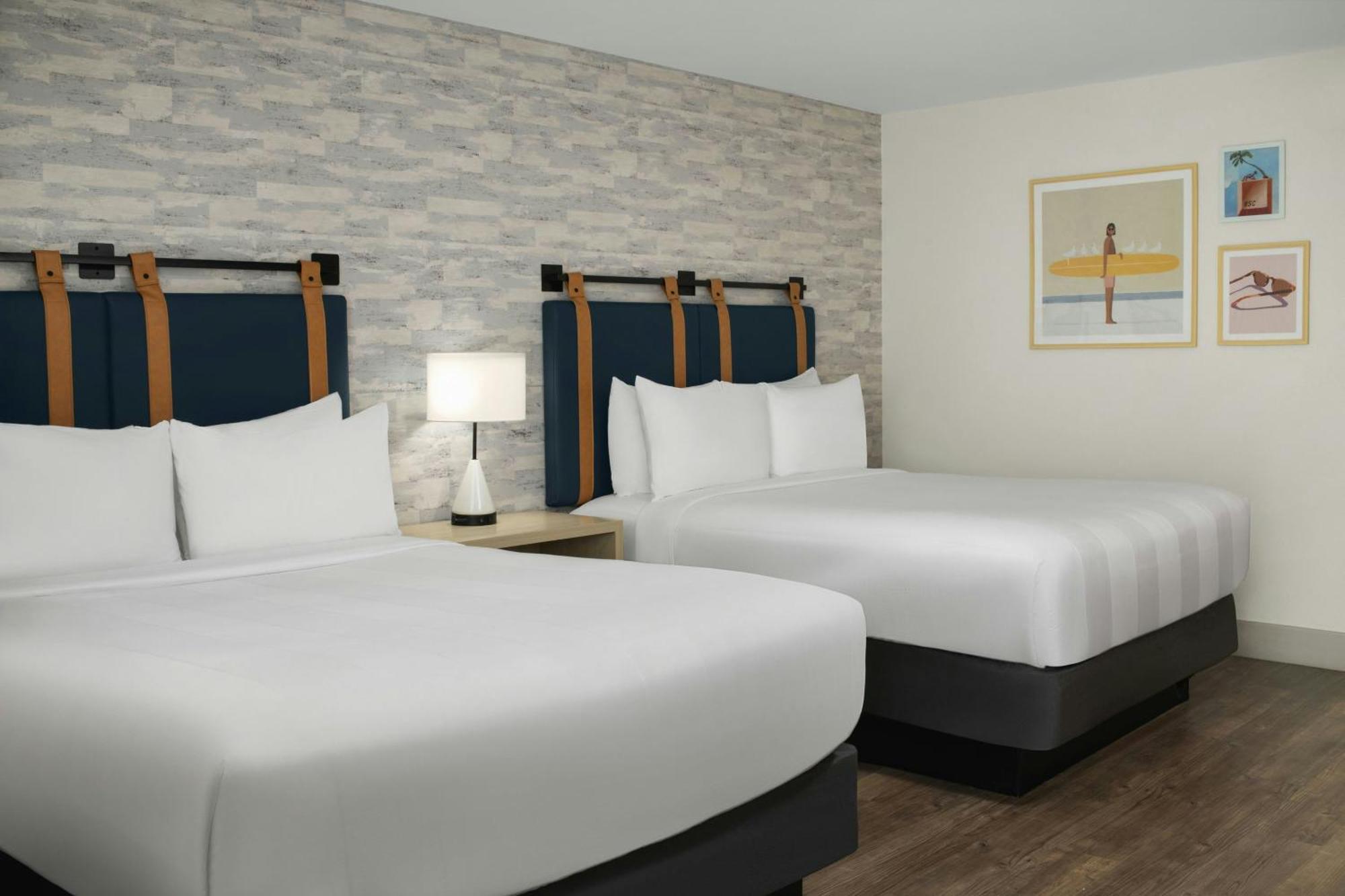 Queen Room with Two Queen Beds and Balcony - Pool View